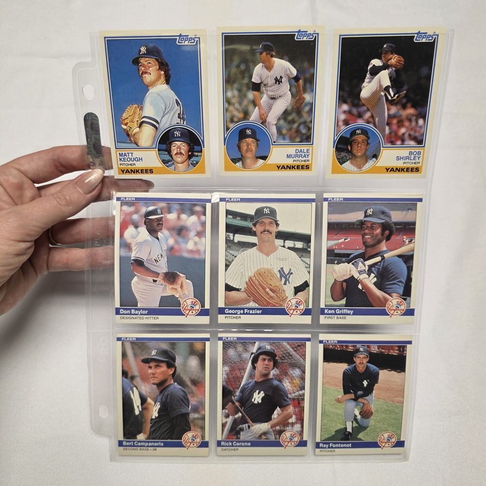 Topps New York Yankees Baseball Cards